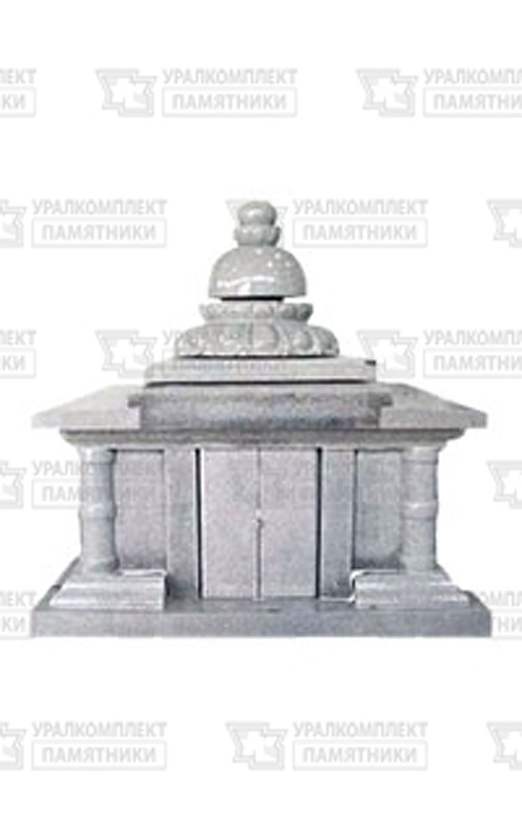 каменные азиатские надгробия