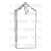 горизонтальный памятник на могилу